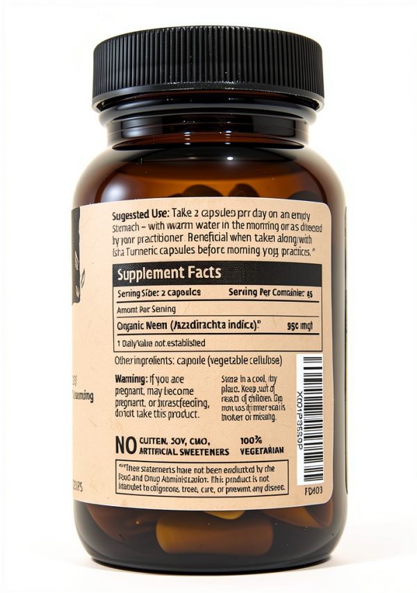 Neem Supplement Energy Support by AyurHealth-2