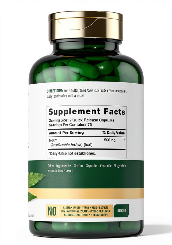 Neem Leaf Supplements by Carlyle-1