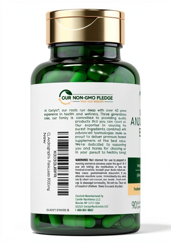 Carlyle Andrographis Supplement Ayurvedic Wellness Formula-2