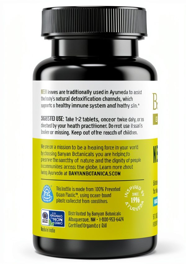 Neem Supplements by Banyan Botanicals Ayurvedic Skin Health-7