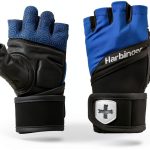 Harbinger Training Grip Wristwrap 3.0 Blue Medium-0