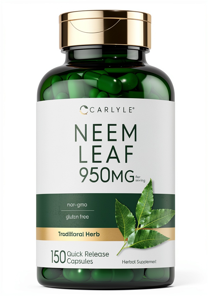 Neem Leaf Supplements by Carlyle