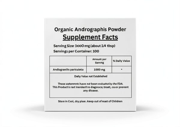 Andrographis Capsules Sewanti Organic Supplement-4