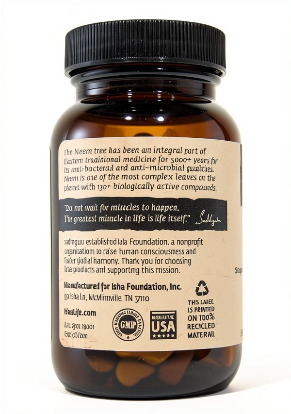 Neem Supplement Energy Support by AyurHealth-3
