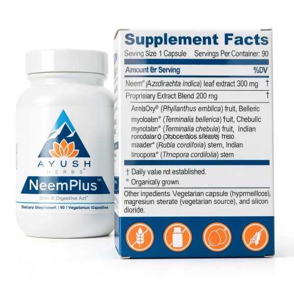 Neem Plus Supplement Ayush Herbs Skin Immune-2