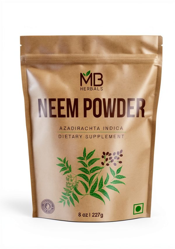 Neem Powder by MB Herbals 8 Ounce Skin Hair Care-0