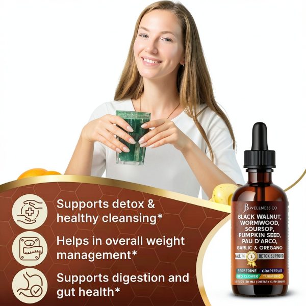 JB Wellness Co Neem Supplement with Wormwood 2 Fl Oz-1