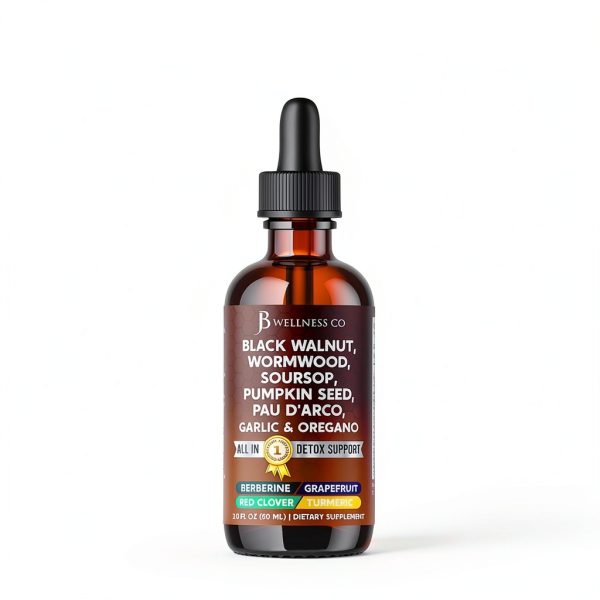 JB Wellness Co Neem Supplement with Wormwood 2 Fl Oz-3