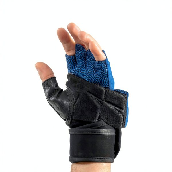 Harbinger Training Grip Wristwrap 3.0 Blue Medium-8