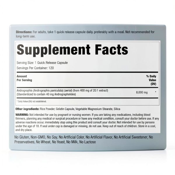 Andrographis Paniculata Extract Standardized 40mg-1
