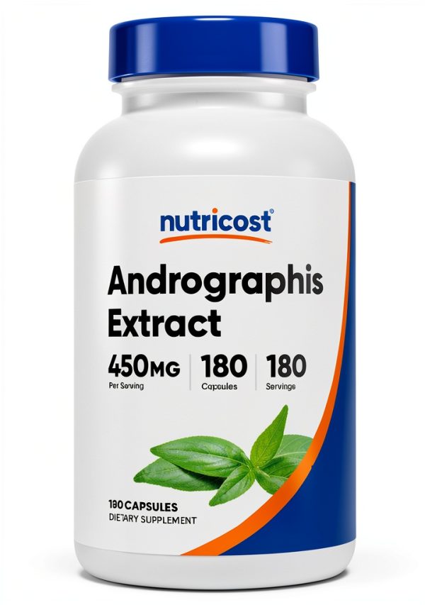 Andrographis Extract Capsules 450mg Vegetarian 180 Count-0