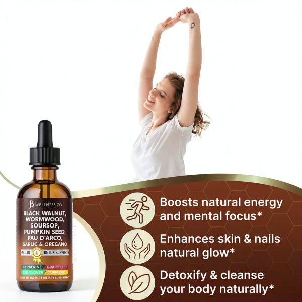 JB Wellness Co Neem Supplement with Wormwood 2 Fl Oz-2