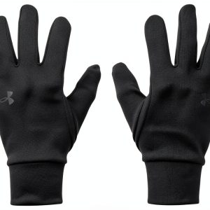 Under Armour Black Pitch Gray Gloves for Boys-0