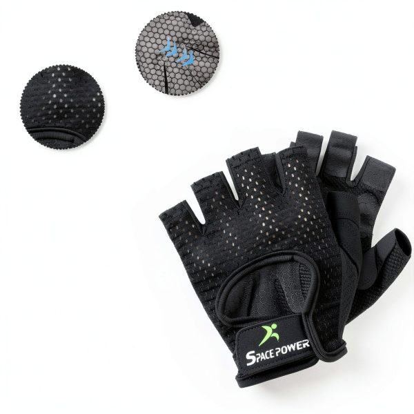 Weight Lifting Gloves spacepower Silicone Unisex-1