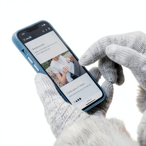 Dark Gray GripTrak Phone Grip for Women-1