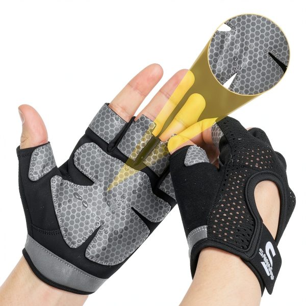 SAWANS Weightlifting Gloves Microfiber Grip-1