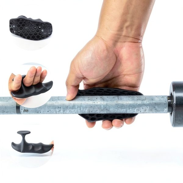 Krotour Rubber Gym Grips for Men and Women-2