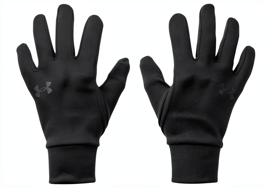 Boy wearing Under Armour exercise gloves during a soccer practice