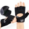 Beast Rage Weight Lifting Gloves Aqua Microfiber X-Large Small-4