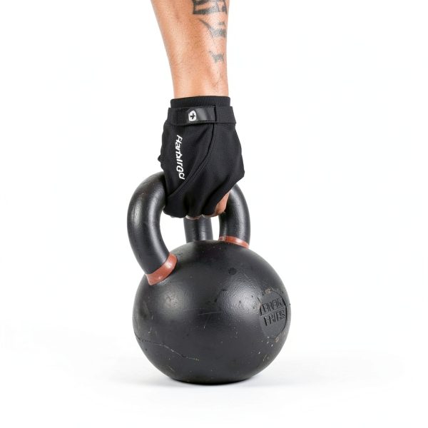 Weight Lifting Gloves Harbinger 14610 Black/Green Grip Gloves-4