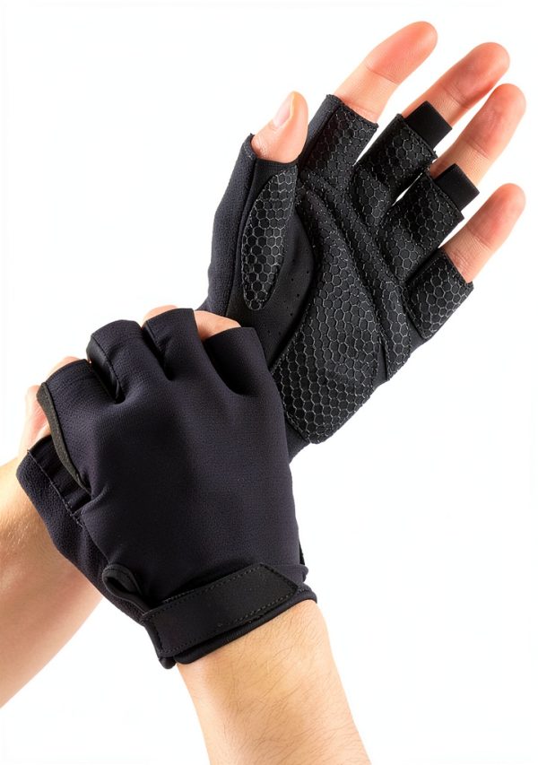 Fitgriff Exercise Gloves Weightlifting Black Camo Black Sizes 5 to 10-0