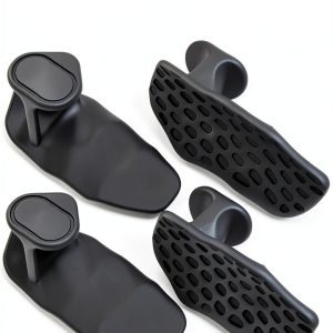 Yaoerlingjiu Silicone Workout Grip Gloves Black Ergonomic Extra Grip-0