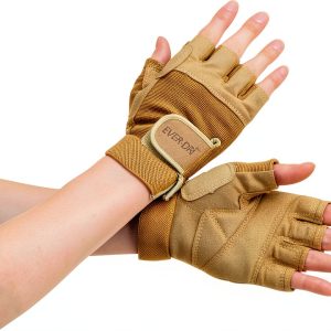Ever-Dri Color Guard Exercise Glove Small Tan Adjustable Microfiber-0
