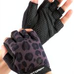 Fitgriff Weightlifting Gloves Leopard Size 6-10 Breathable Buckle-0