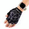 Fitgriff Exercise Gloves Black Leopard Sizes 5 to 10 Breathable Grip-5