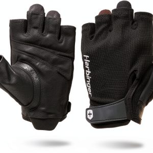 Weight Lifting Gloves Harbinger 14610 Black/Green Grip Gloves-0