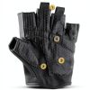 Fitgriff Exercise Gloves Black Leopard Sizes 5 to 10 Breathable Grip-2