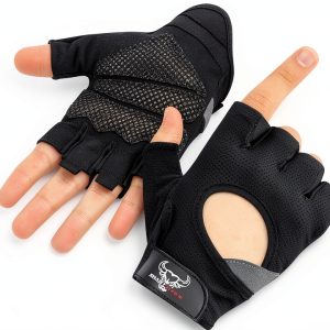 Beast Rage Weight Lifting Gloves Aqua Microfiber X-Large Small-0
