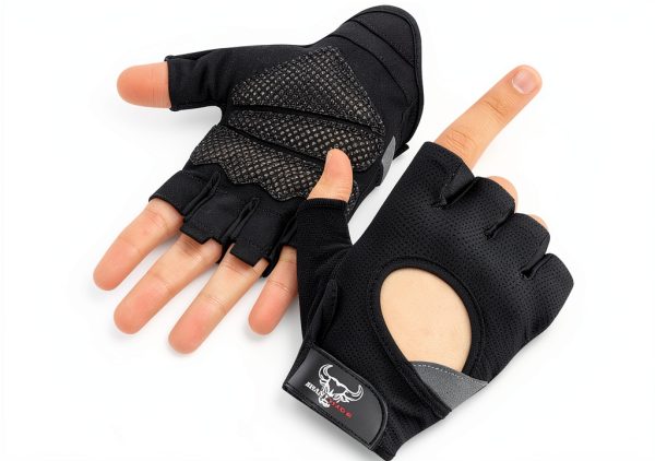 Beast Rage Weight Lifting Gloves Aqua Microfiber X-Large Small-0