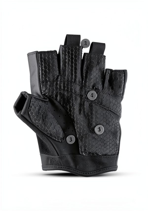 Fitgriff Exercise Gloves Weightlifting Black Camo Black Sizes 5 to 10-2