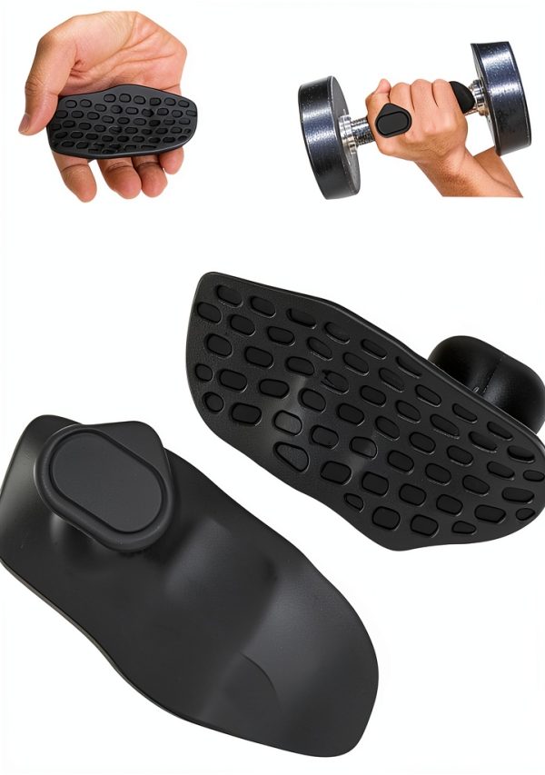 Non-slip fitness grips Jopplim Silicone Hand Grips Black One Size-0
