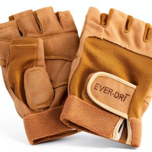 Ever-Dri Color Guard Exercise Glove Medium Tan Adjustable Hook‑Loop-0