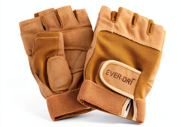 Ever-Dri Color Guard Exercise Glove Medium Tan Adjustable Hook‑Loop-0