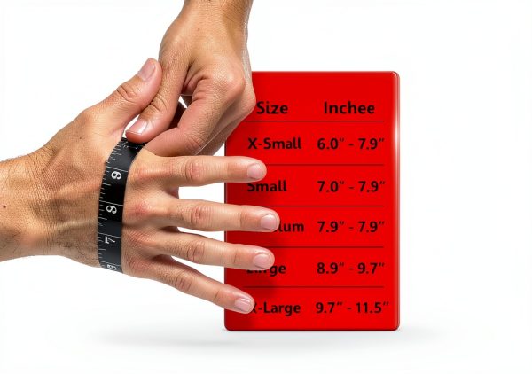 Fitness Force Workout Gloves Neoprene Wrist Wraps Unisex-4
