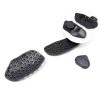 Non-slip fitness grips Jopplim Silicone Hand Grips Black One Size-1