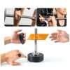 Yaoerlingjiu Silicone Workout Grip Gloves Black Ergonomic Extra Grip-2