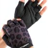 Fitgriff Exercise Gloves Black Leopard Sizes 5 to 10 Breathable Grip-0