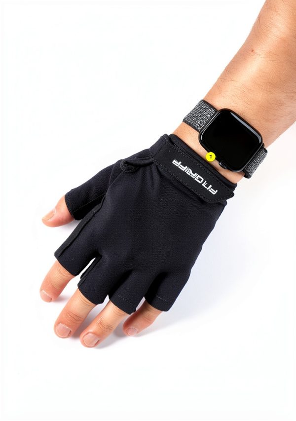 Fitgriff Exercise Gloves 3mm Padding Breathable Camo-Black-5
