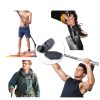 Yaoerlingjiu Silicone Workout Grip Gloves Black Ergonomic Extra Grip-3