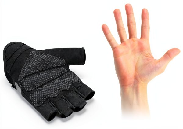 Beast Rage Weight Lifting Gloves Aqua Microfiber X-Large Small-3
