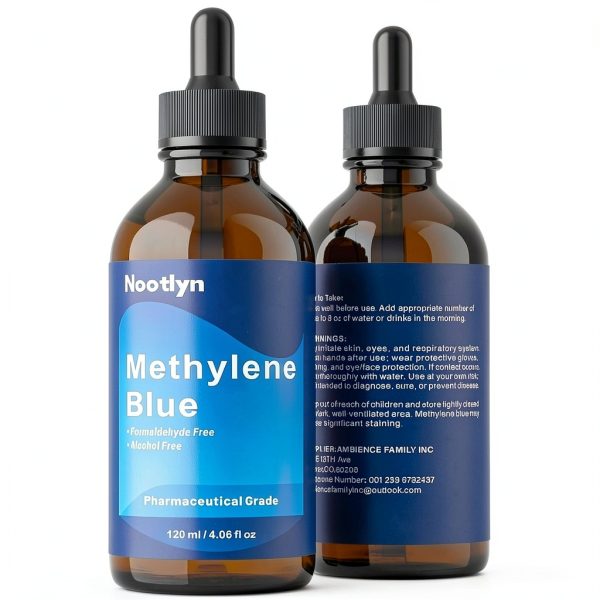 Methylene Blue Drops 5% - NOOTLYN USP Grade 120mL Solution-7